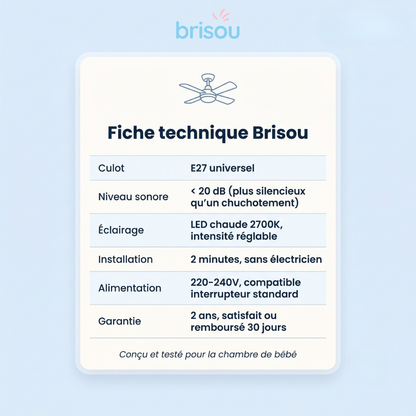 Brisou - Ventilateur de plafond